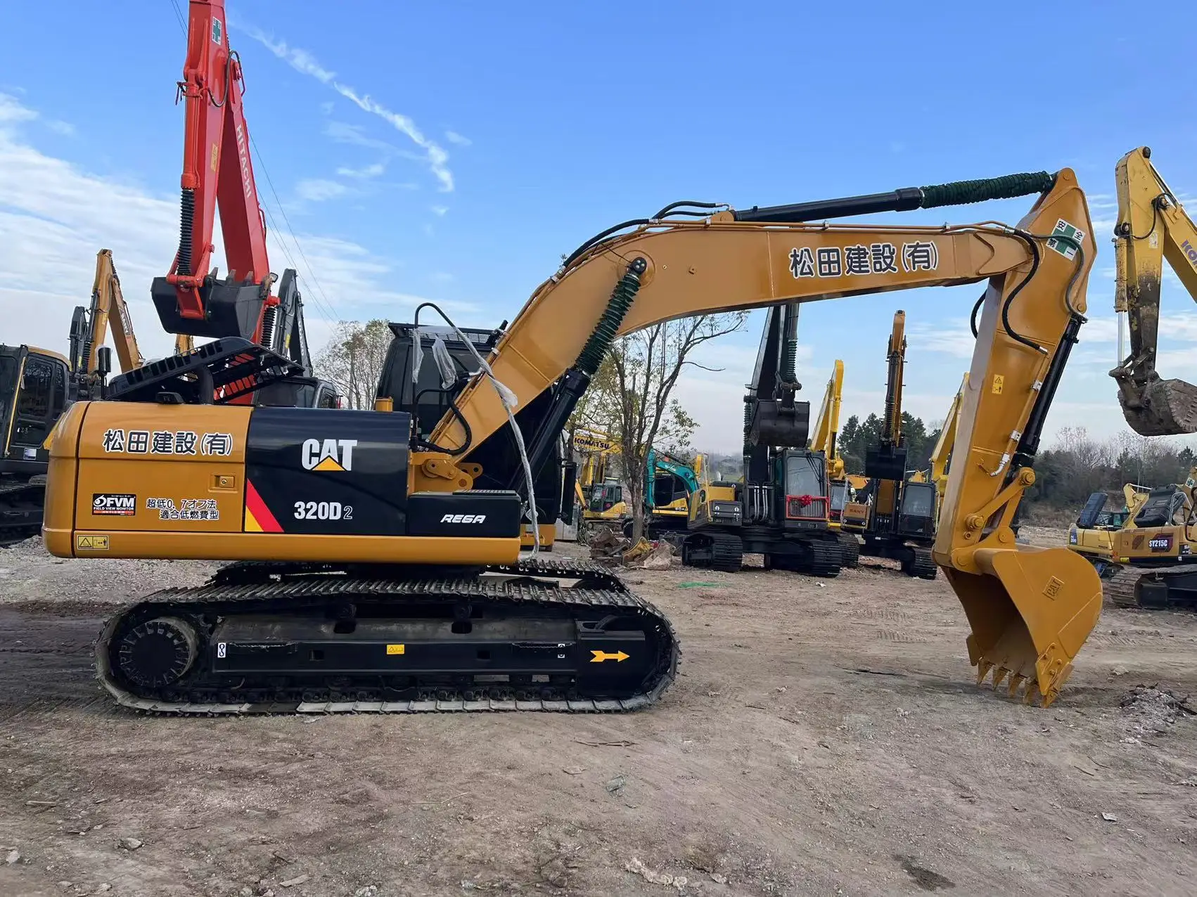 Caterpillar Cat320d Second Hand Cat Excavator excavator in good condition wetland excavator boat cat320C CAT320D