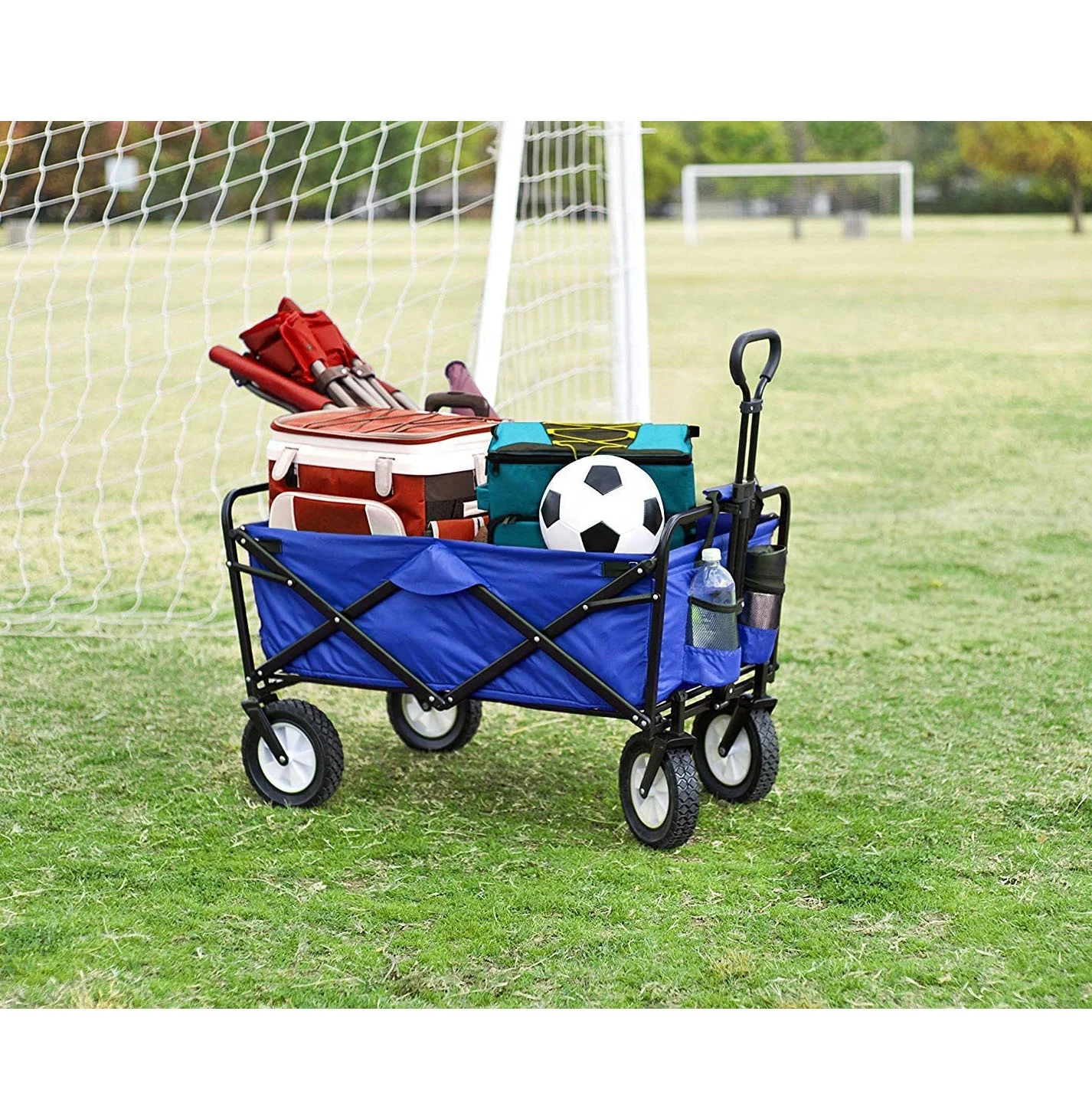 Custom Outdoor Foldable Collapsible Folding  Beach Picnic Camping Utility Cart Wagon