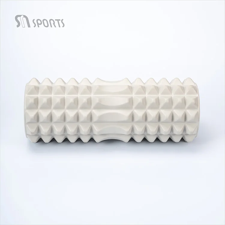 High Density Foam Fitness Gym Exercise Roller Black EVA Yoga Grid