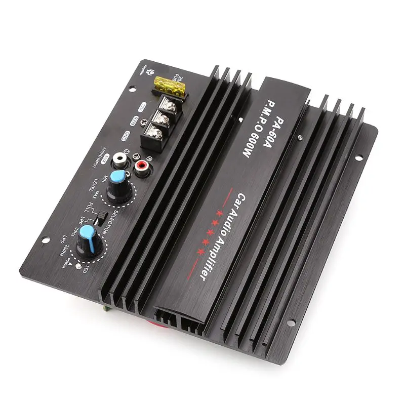 PA-60A 12V 600 Вт динамик Плата усилителя без потерь сабвуфер с басовым модулем высокой мощности автомобильный аудио аксессуары подойдет как для повседневной носки так
