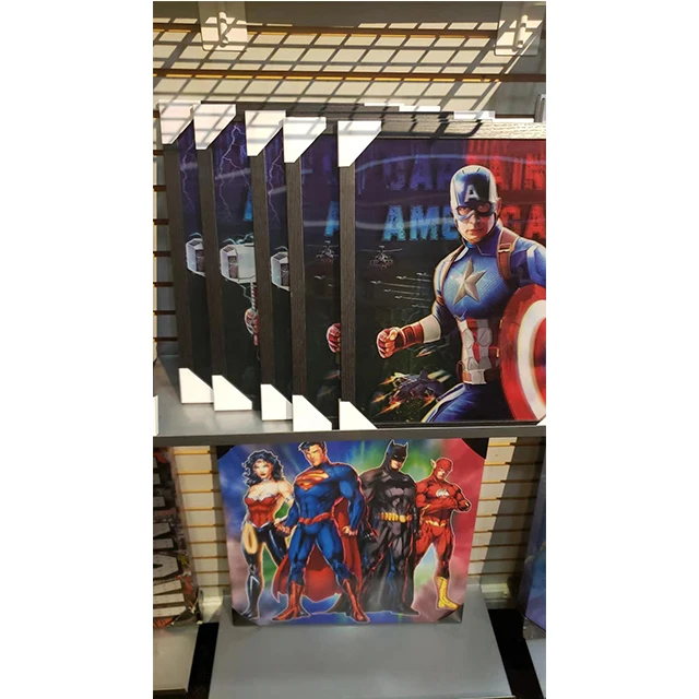 Factory Price Marvel Spider Man 3D Lenticular Anime Poster for Advertising Gift