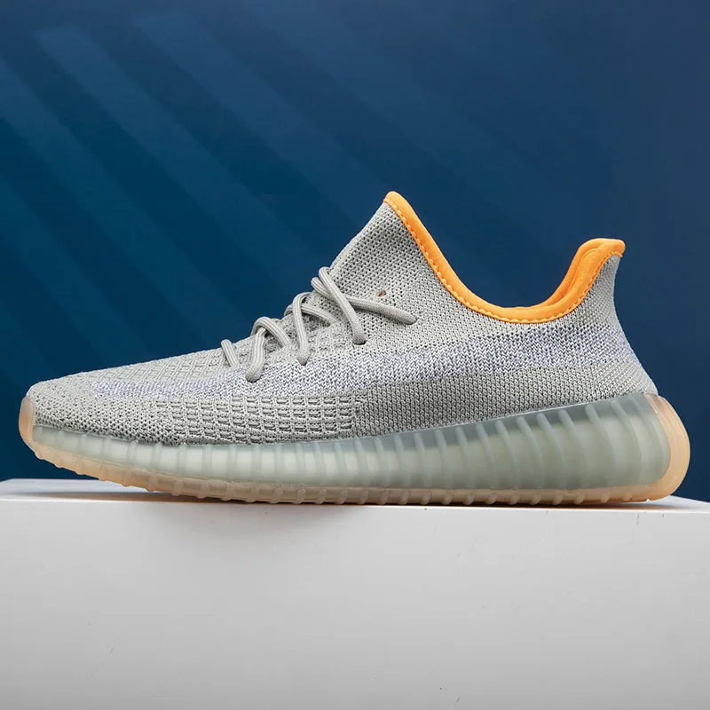 
Origin Logo men Fashion Factory Sneakers kanye west Yeezys 350 V2 Zebra Linen Couple casual shoes walking shoes 