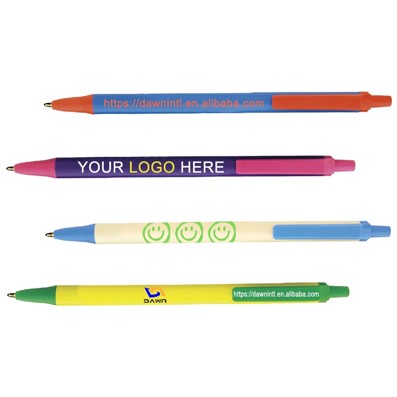 Promotional Plastic ballpoint pens that rank among the top with over 600 customizable solutions are popular overseas