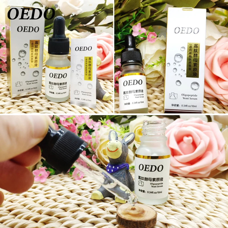 OEDO Oligopeptide Yeast Serum Anti-aging Face Serum Skin Care Anti Wrinkle Moisturizing Whitening Face Cream 100% Plant