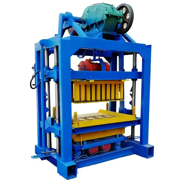 Concrete Hourdis Paver Brick Forming Machine Qtj4-40 Block Molds for Sale