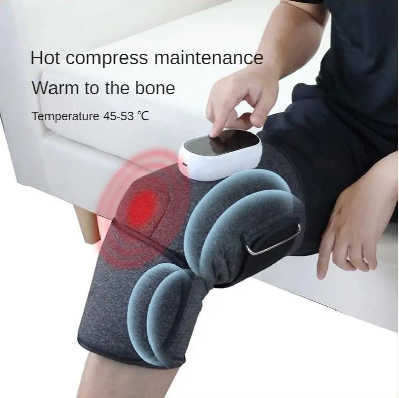 Wireless Infrared Knee Massager Physiotherapy Hot Compress Joint Pain Relief  Leg Protector Vibrator Knee Massage