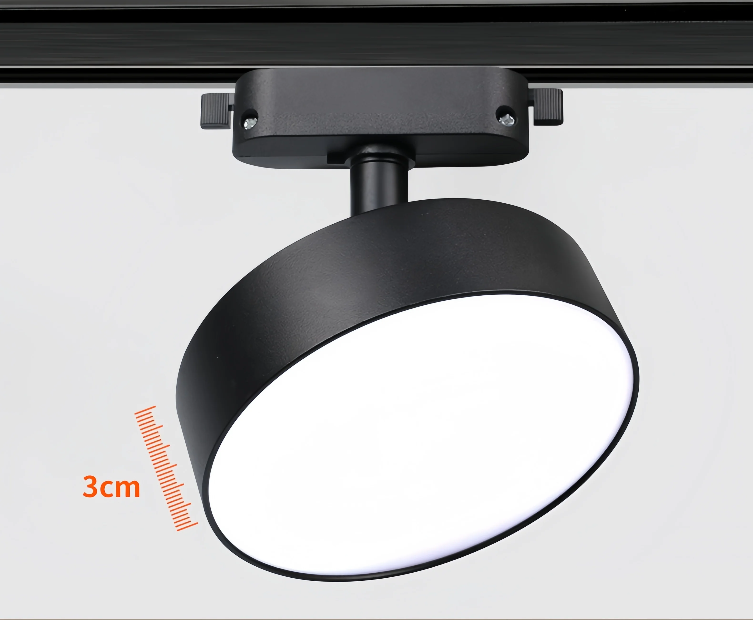 Round Shape 7W 9W 12W LED Track Light High Brightness LED Track Rail Lights For Living Room Kitchen