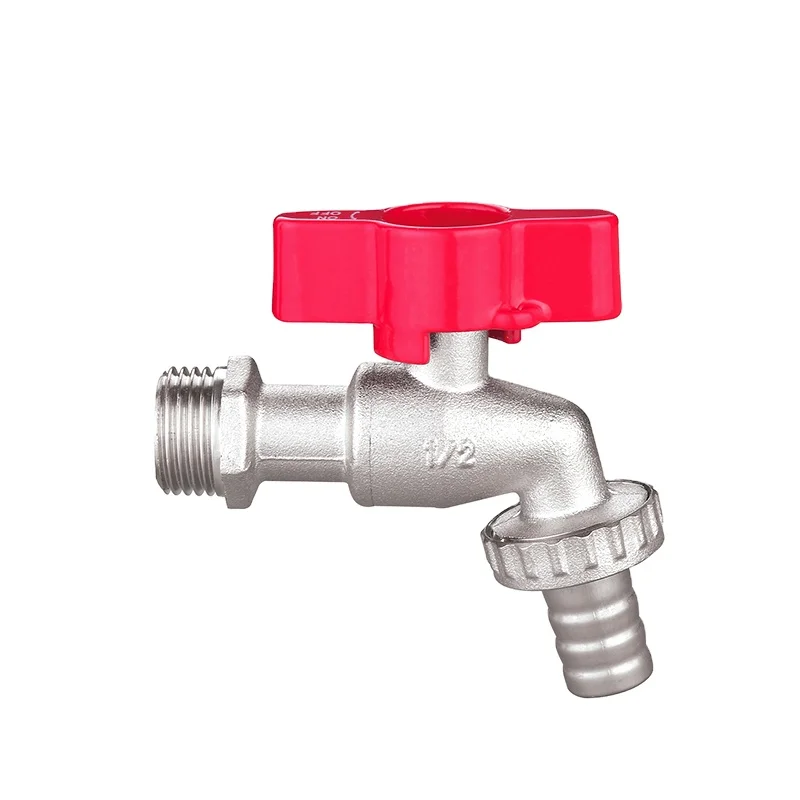 1/2 дюйма x3/4 дюйма-3/4 дюйма x 1 дюйм, M-BSP Valogin, экономичный 232psi, никелирование, Т-образная ручка, латунный Bibcock