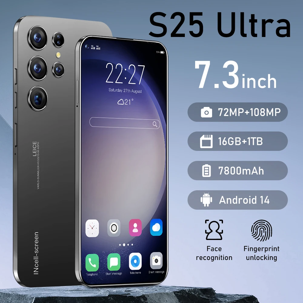S24 Ultra Telefonos 5G 16 ГБ 512 мощный смартфон Android 13 0