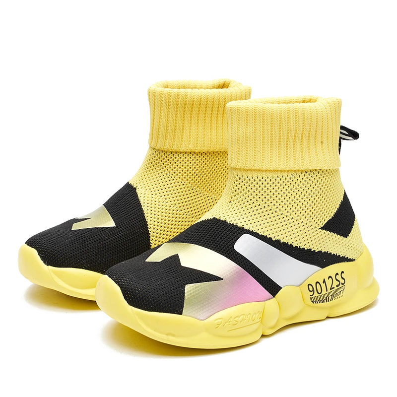 Latest fashional slip on kids toddler child baby socks shoes