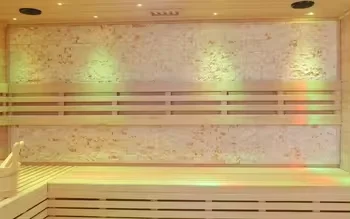 Solid wood 4-6 people indoor Double bench heating sauna rooms wet steam traditional sauna