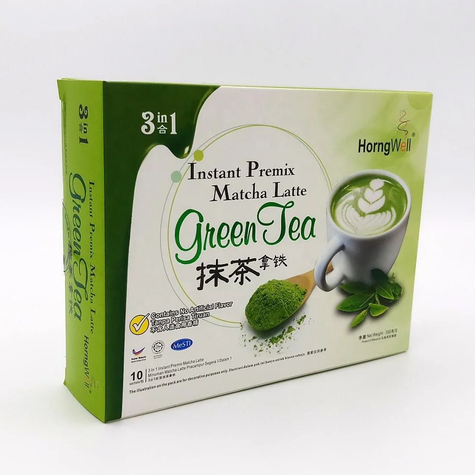 
Flavored beverage drink green sweet latte instant matcha tea powder 