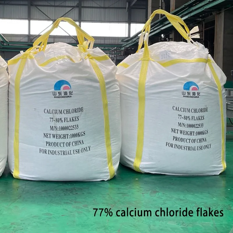 calcium chloride 74% min. flake pufusion in multi effect evaporator for concrete snow removal activator