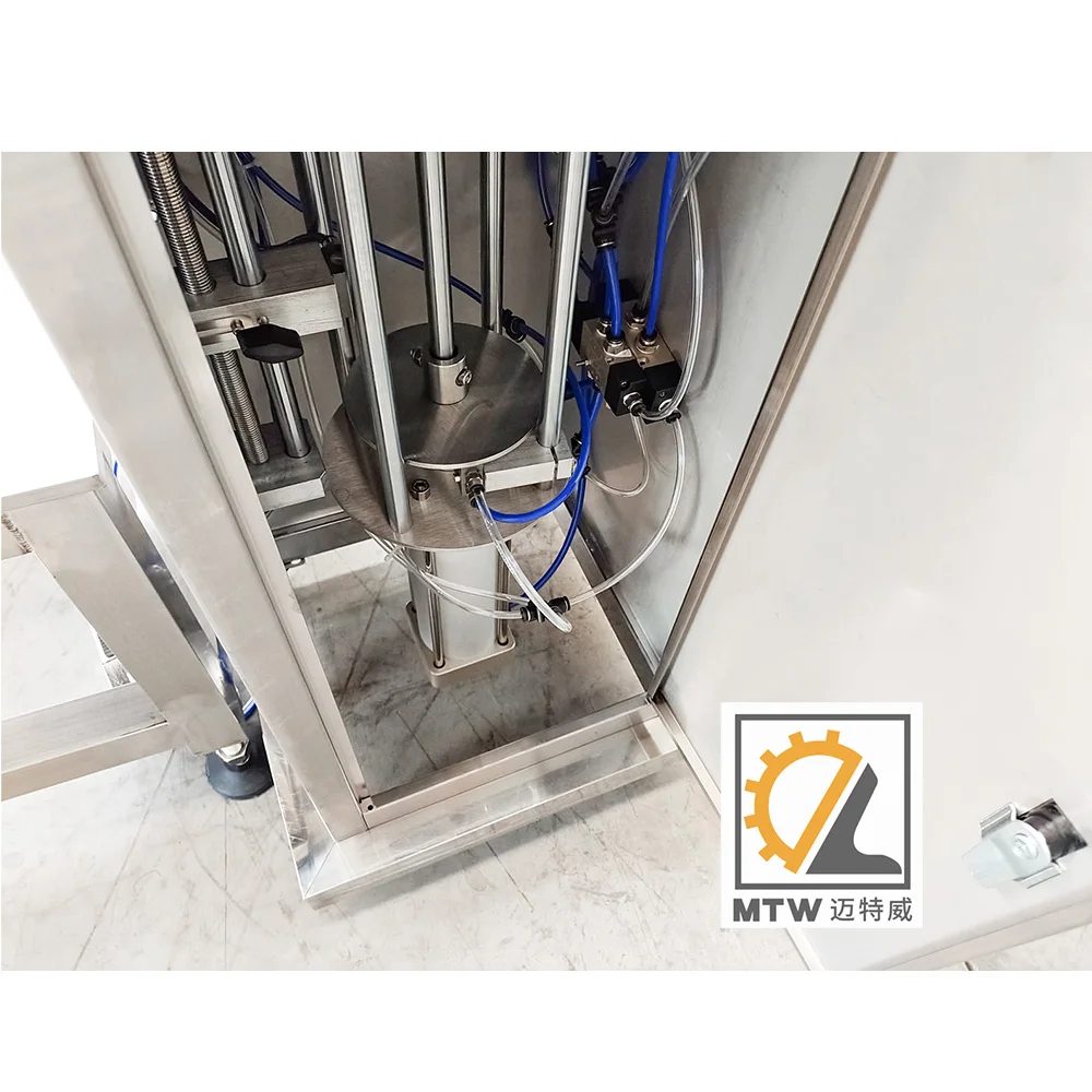 MTW Small business semi auto jam oil chili sauce filling machine with hopper for hot sauce