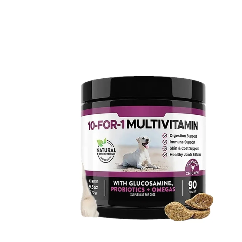 OEM/ODM/OBM Multivitamin Chews for Dogs Immunity Digestion Gut Joint Heart Health Support Vitamin Soft Chews