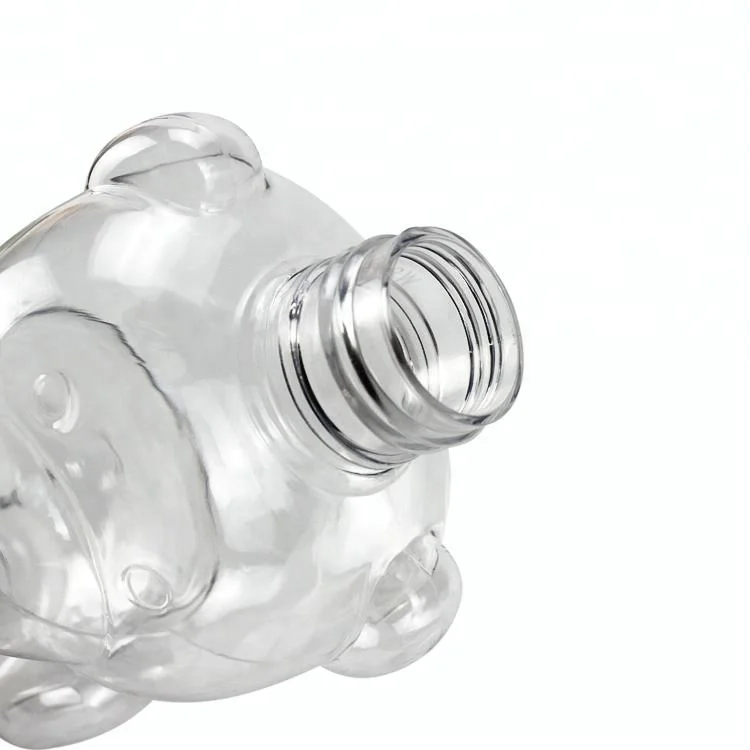 Plastic Packaging Bear 160ml 270ml Hot Sell Plastic Pet  Animal Shape Bottle