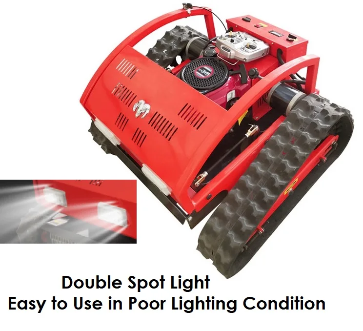 High Quality Heavy Duty 7.5 HP Electric Startup 550 Cutting Width Remote Controlled Gas Powered Lawn Mower