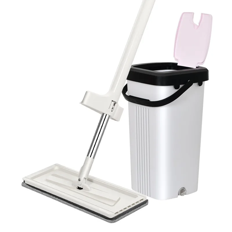 
Hot-sell Flat Quick Clean Mop 360 microfiber Telescopic Floor duster Cleaning water squeeze Mop with bucket Home dry and wet mop 