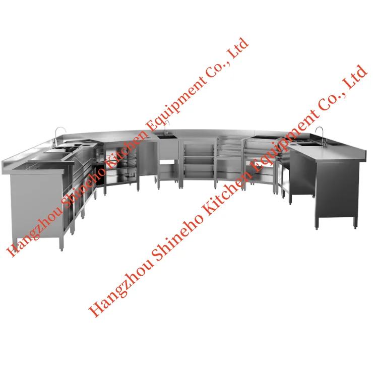 Shineho commercial ss 304 bar accessories equipments   cocktail station operating table for bars