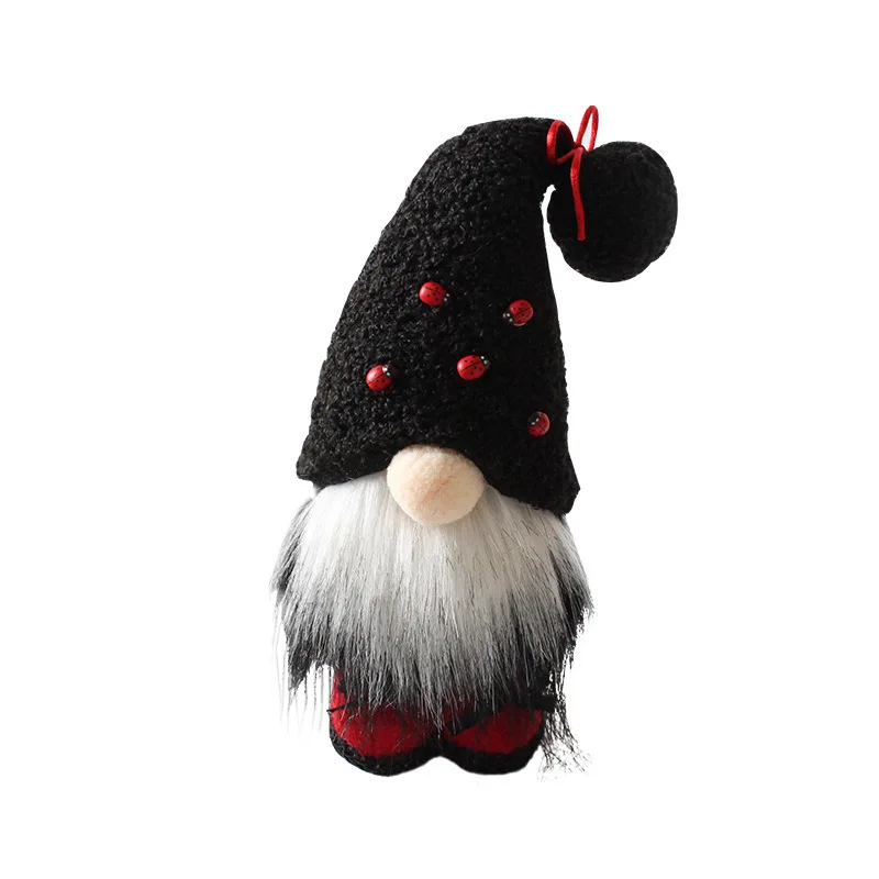 Wholesale ladybug faceless dwarf elf doll creative beetle doll plush elf toy is the best gift for children