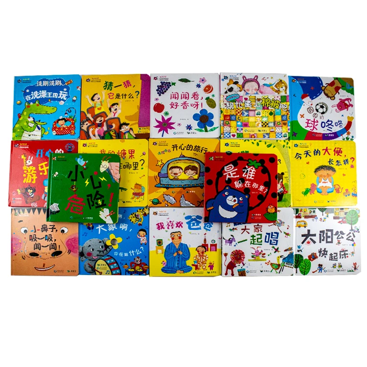 Bulk Ready To Ship Kids Books Children Educational Story Book Pull Tab Books