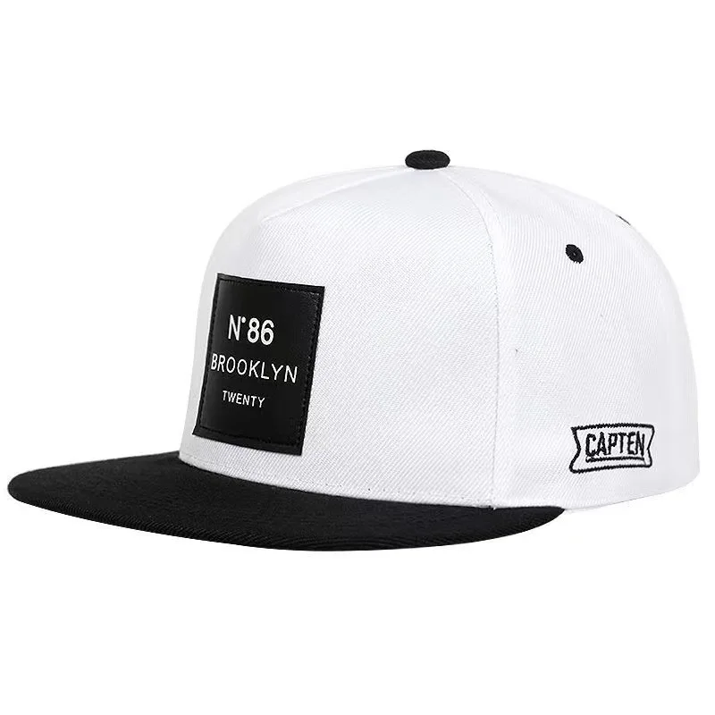 New sports fashion casual day letter label INS neutral hip hop simple style all matching flat brim hat