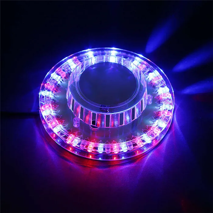 Sound Actitvated Magic LED wheel Light RGB LED Party Bar Wedding stage light USB Powered 48 Leds Disco DJ Lamp