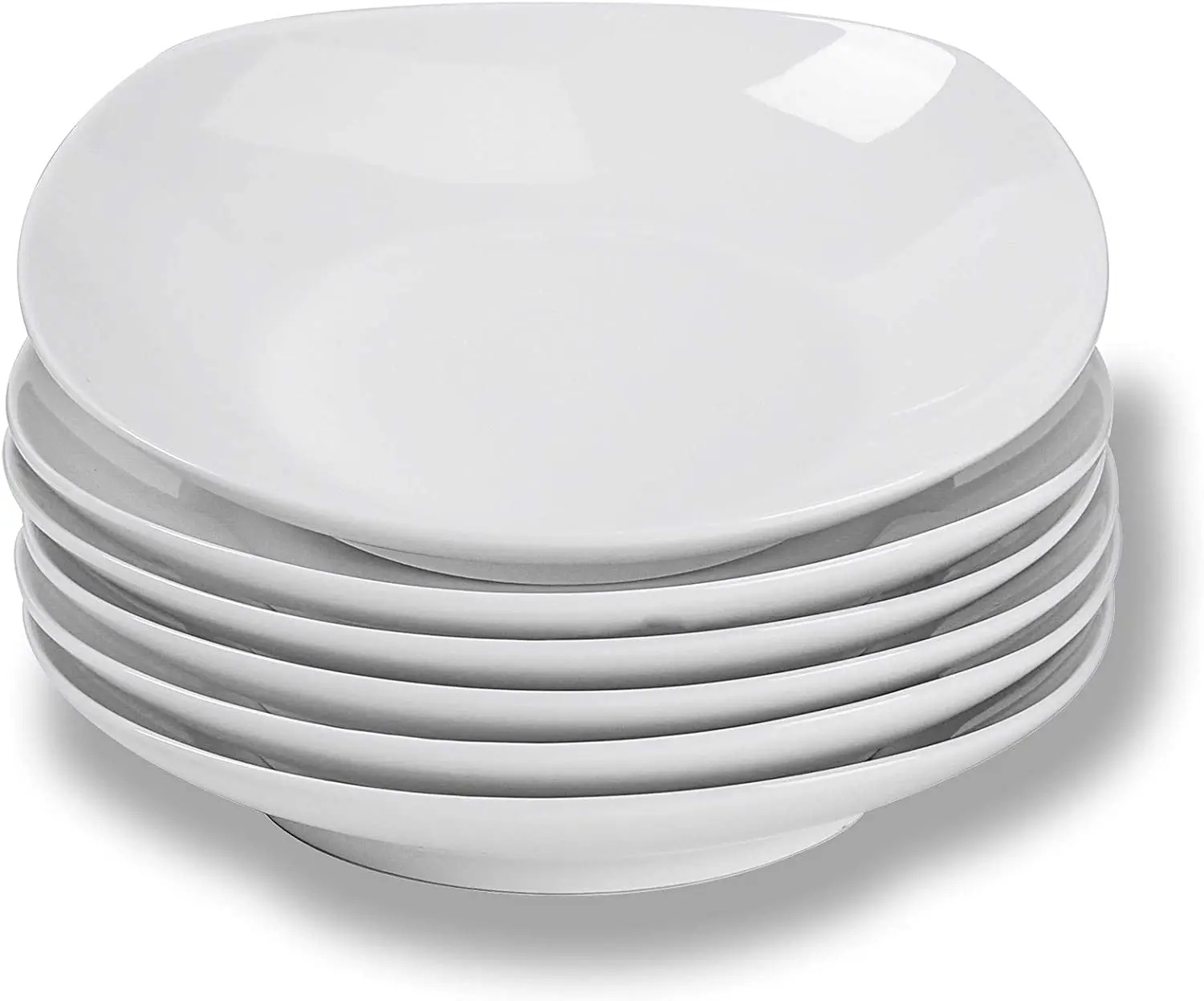 hot-selling high-grade Salad dish White Porcelain Square dish Sets Microwave and Oven Safe