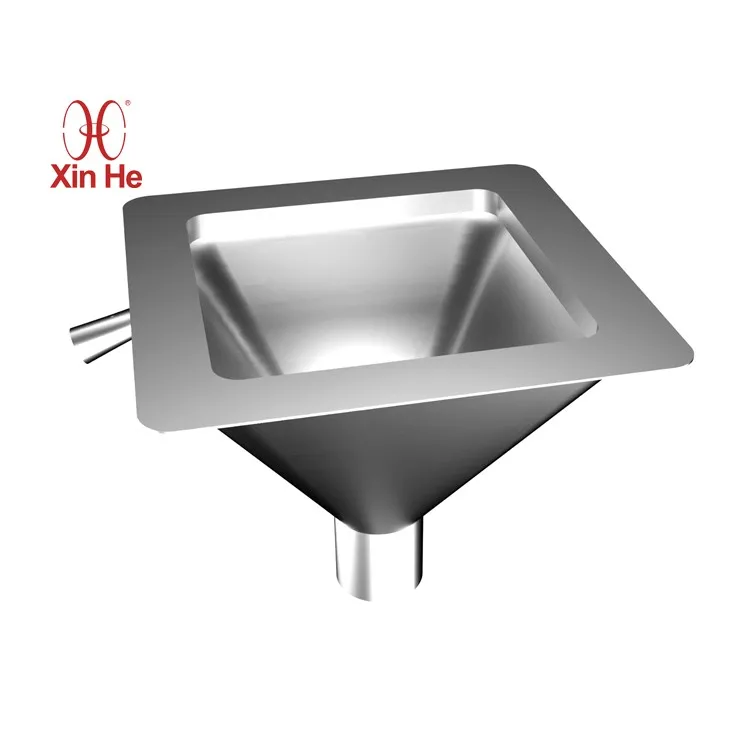 Customized Funnel 304 316 Stainless Steel Surgical Hospital Basin Sluice Slop Hopper Sink