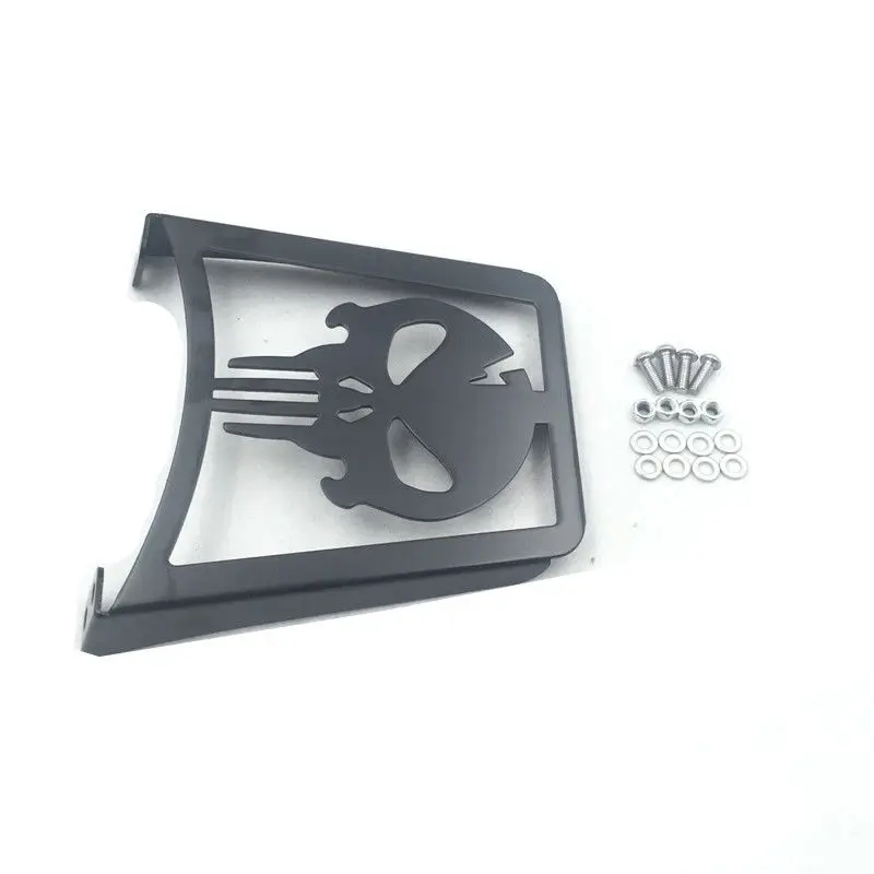
Motorcycle Skull Sissy Bar Luggage Rack For Harley Sportster XL1200R XLH883 FXST Softail FLSTSC 