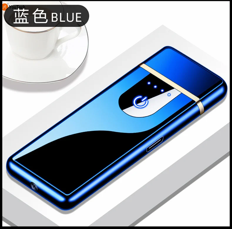 USB windproof charging lighter