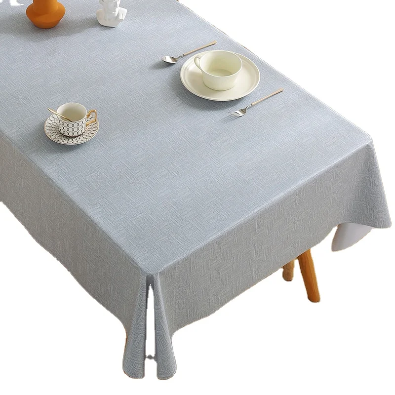 Modern European restaurant tablecloth PVC waterproof and oil-proof can be customized wedding table runner square coffeetable pad
