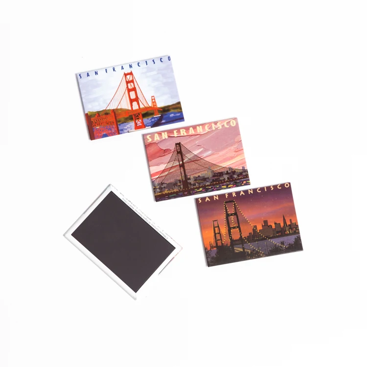 Резиновая Оловянная пластина для туризма, Сувенирный магнит на холодильник