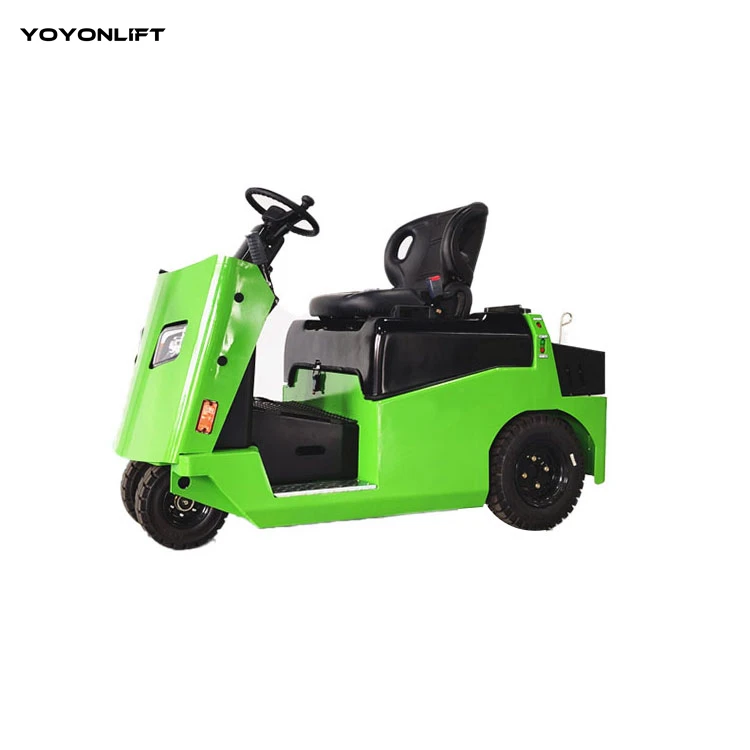 3-wheels Battery Ac Electric Airport Baggage Logistics Cargo Tow Tractor Electric Tow Truck Battery Tow Tractor