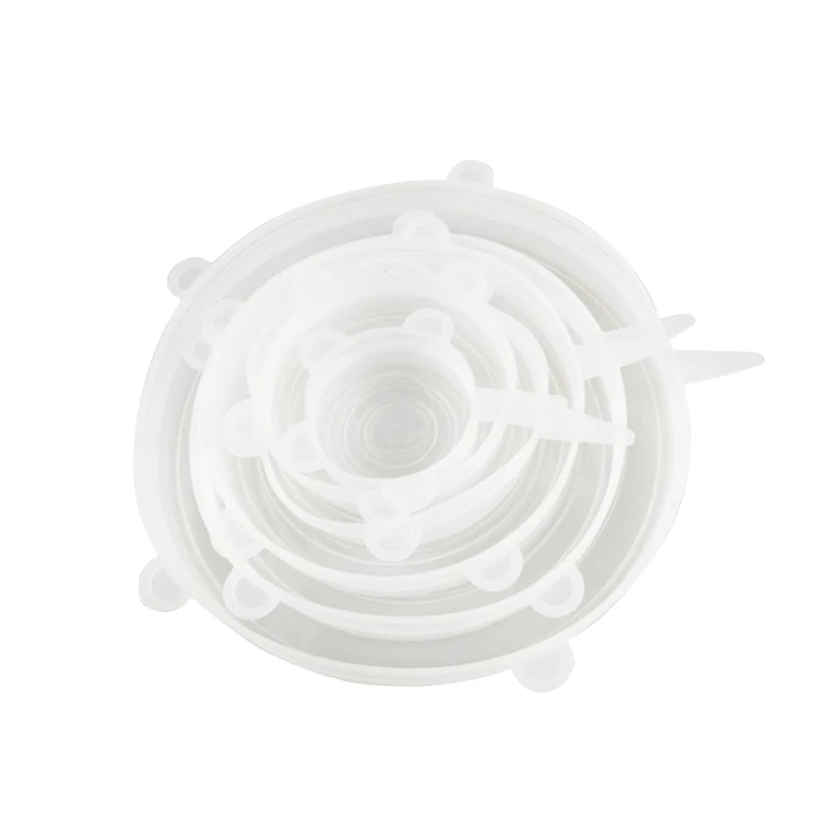 Hot Selling High QualitySuitable for bowls/plates/fruit plates available can be re-used Stretch Silicone Lids