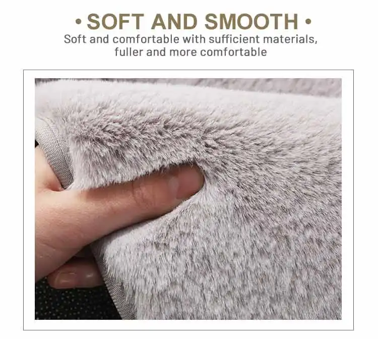TaiFo Factory Supply Sofa Floor Rugs Living Room Large Area Rugs Faux Sheepskin Fur Area Rugs and Carpet