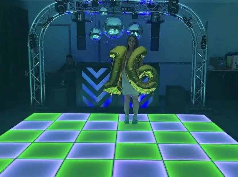 Factory Selling Portable Led Disco Night Club Dj Matte Dance Floor For Sale