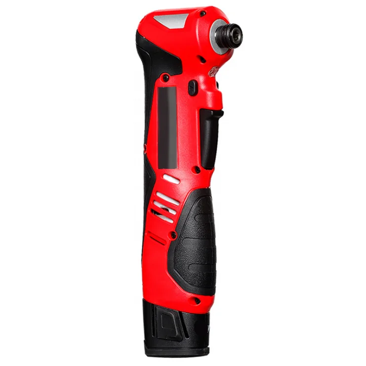 90 degree right angle power tool 5712 lithium battery 12v rechargeable angle impact driver screwdriver screw wrench