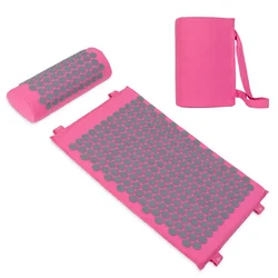 High Quality Yoga Mat for pain Relief Body Set Lotus Acupuncture Mat Flax Coconut Palm Massage Yoga Mat