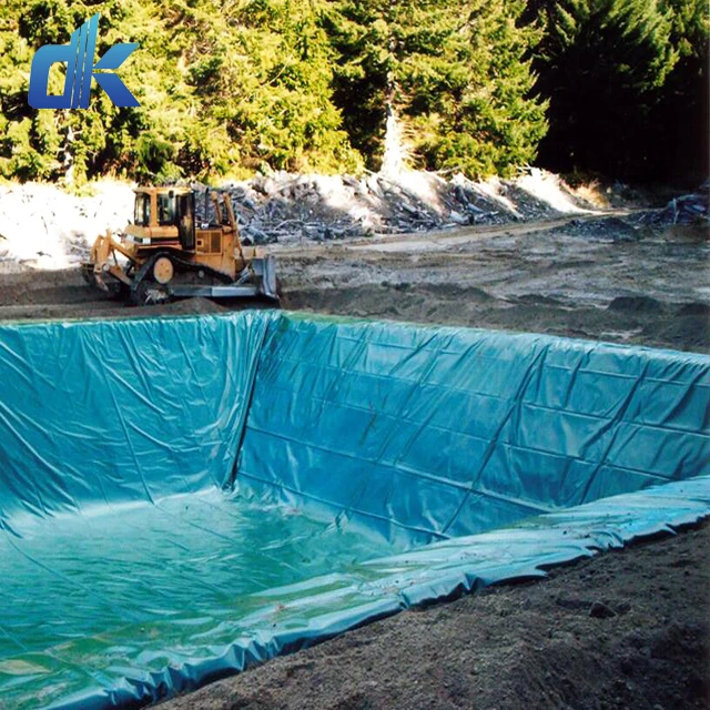 Dingkun наилучшее качество 0,75 мм hdpe Гладкая текстурированная геомембрана для подкладки для рыбного пруда