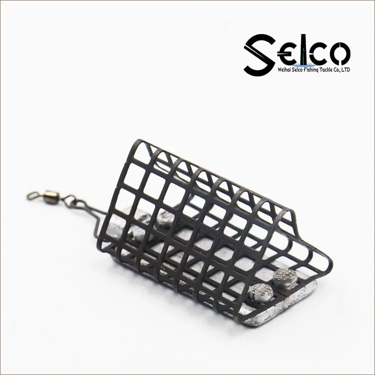 High Quality Carp Fishing Basket Bait Feeder 30g 60g Triangular Metal Cage Fishing Accessories Wholesale