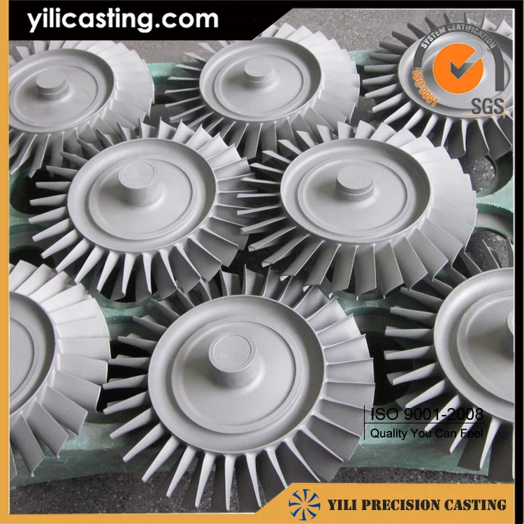 Vaccum casting nickle base alloy used for parts of gas turbine engin turbojet engine parts turbine jet engine