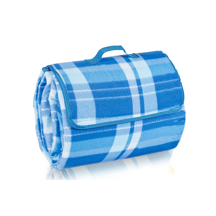 Hot sale custom portable moisture-proof beach grass camping blanket thickened outdoor waterproof picnic mat