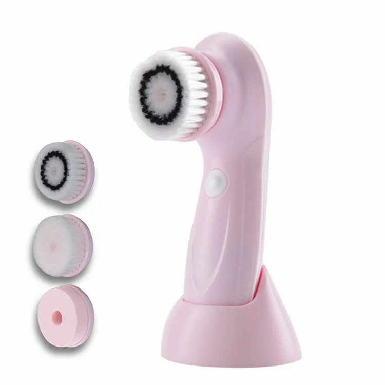 
3 in 1 Waterproof Mini Silicone Facial Massager Cleanser Brush For Travel Use 