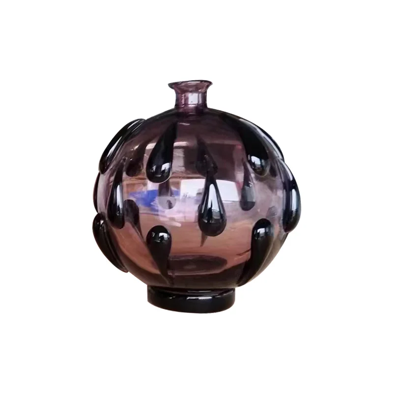 New dynamic creative glass home decoration flower vases living room tabletop luxury decorative objects