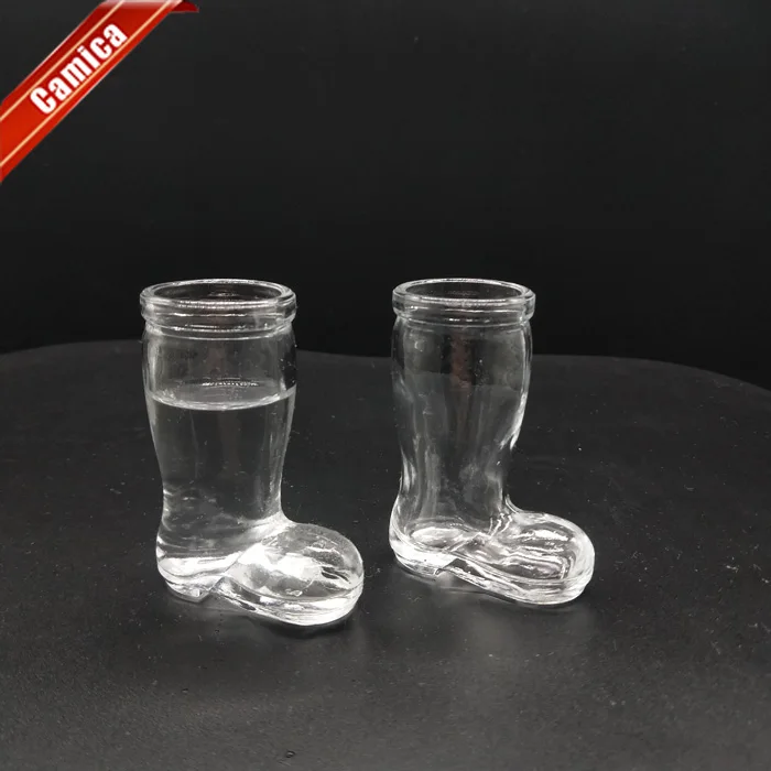 Wholesale machine made 50ml Novelty Foot Shot Glasses