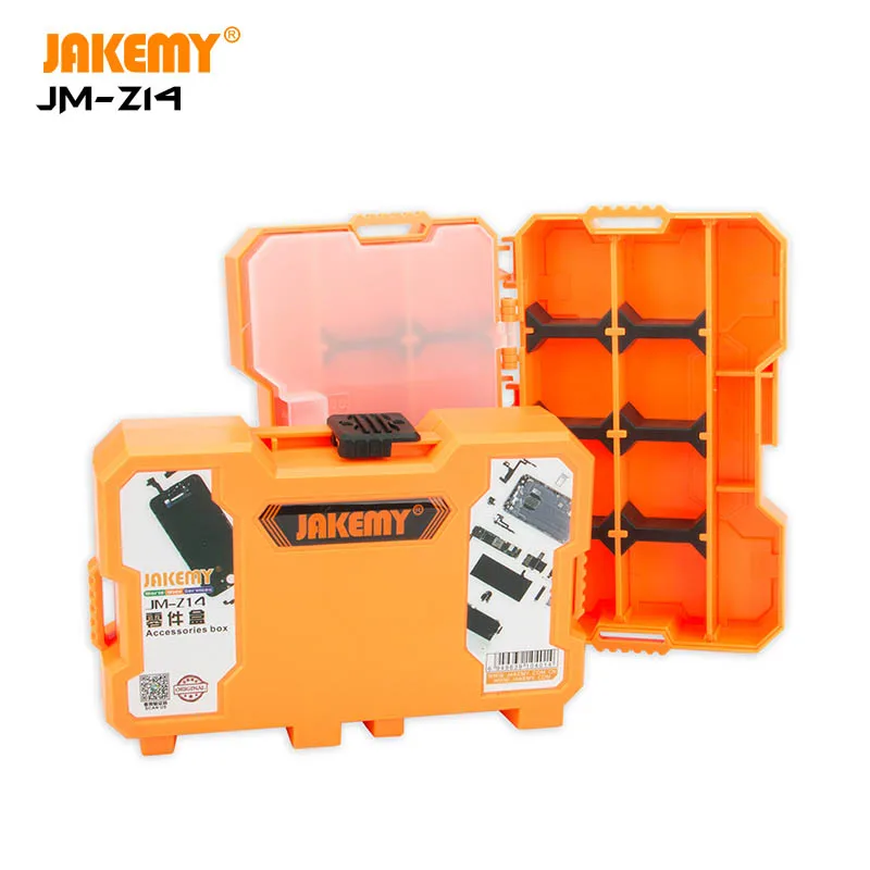  JAKEMY JM-Z14 оптовая продажа пластиковый прочный ящик для хранения запасные части инструментов коробка