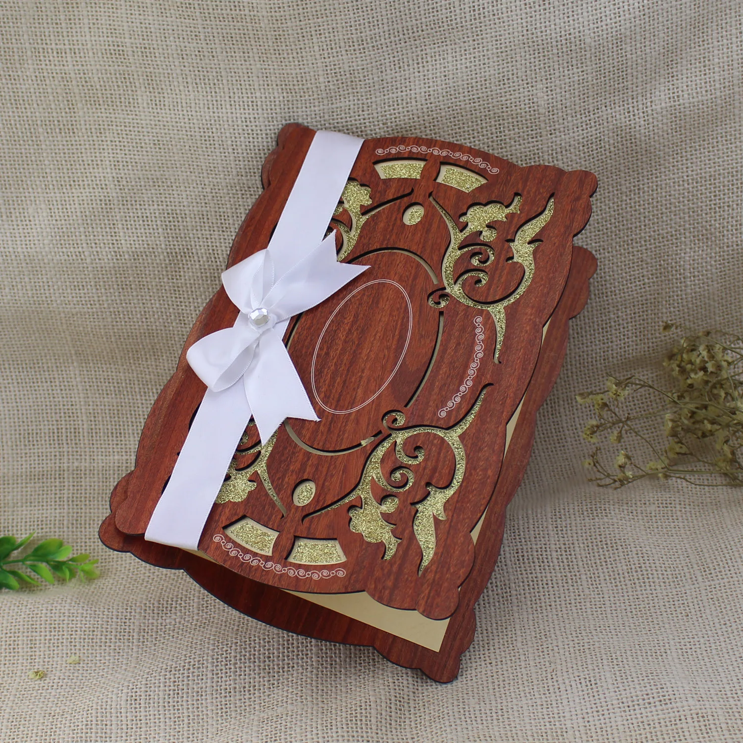 Luxury Wood Wedding Invitation Cards Invitations Design Laser Cut