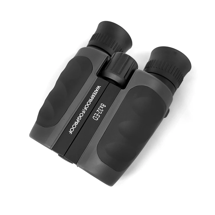 FOV 65 Long Distance Superb Wide Angle Waterproof 8x32 Binoculars with Compass ED Lens