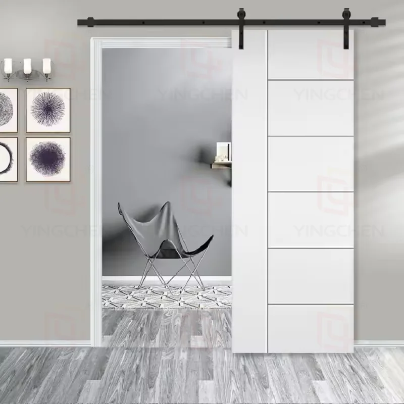 Modern Interior Sliding Glass Door Hidden Door System Pocket Telescopic Door Dressing Room Decoration For Bedroom Toilet